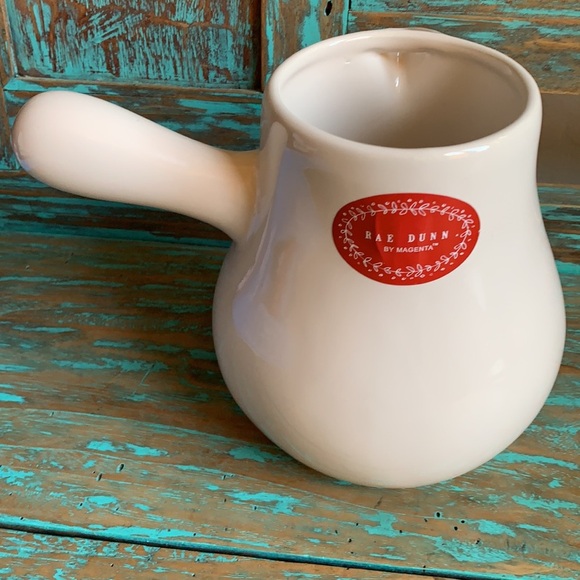 Rae Dunn Artisan Collection Hot Cocoa Pitcher By Magenta #213 Red Letters - Picture 4 of 8